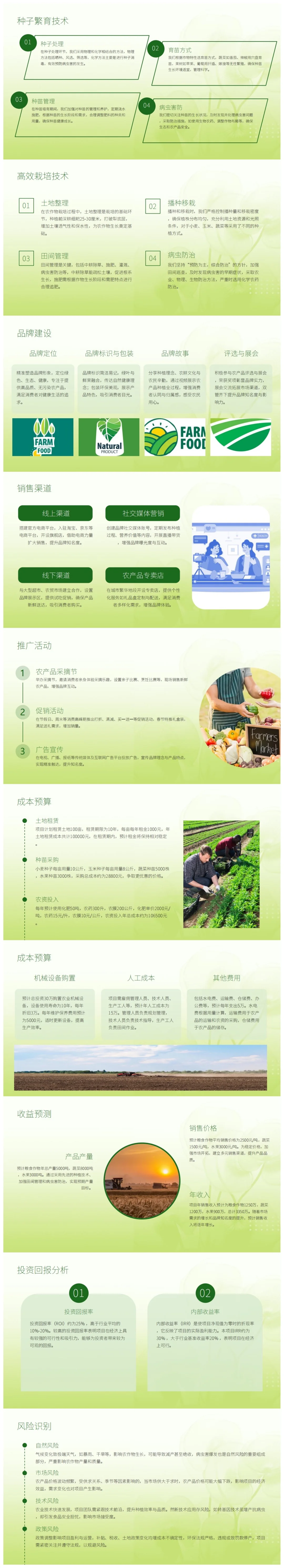 农业种植项目策划书