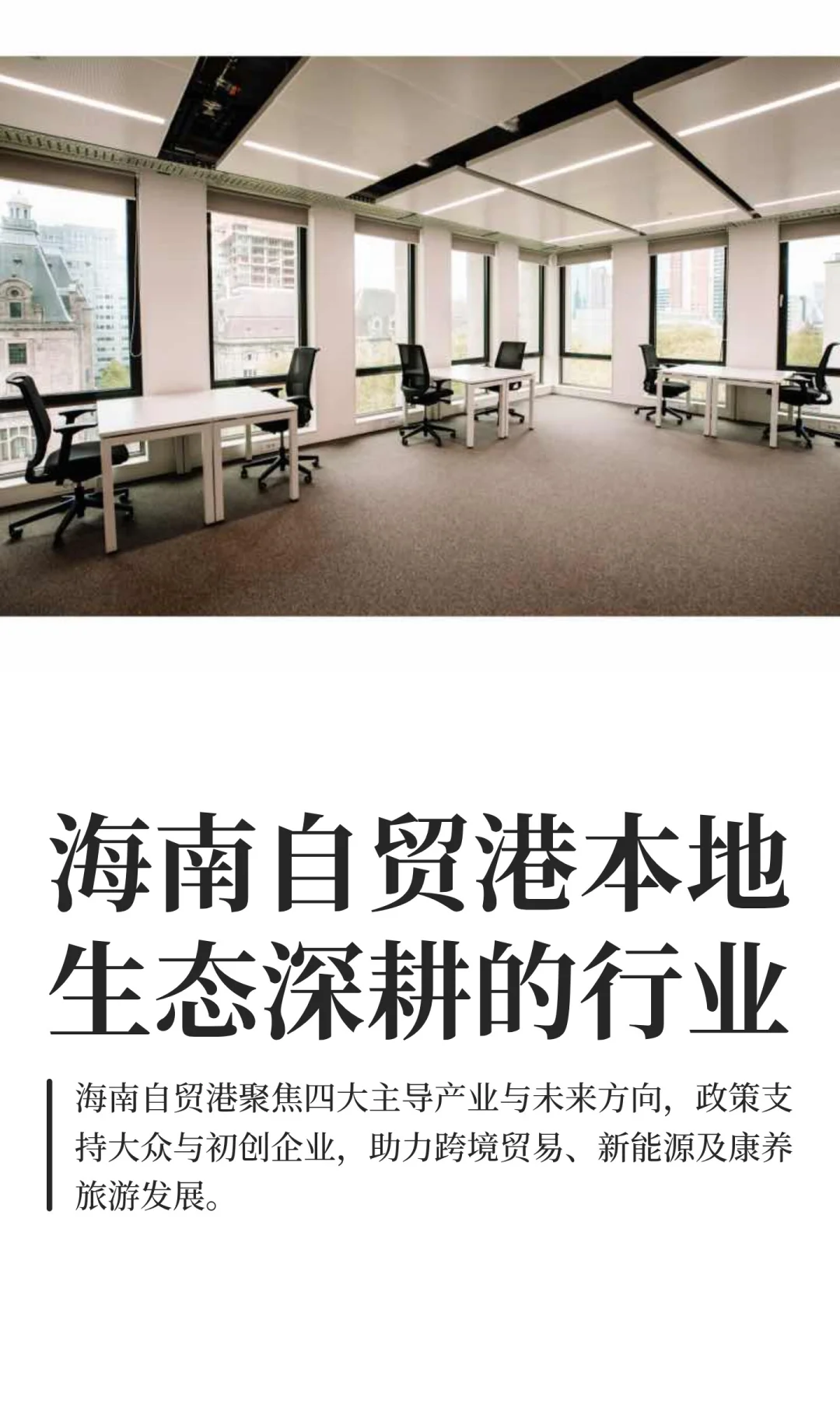 海南自贸港本地生态深耕的行业