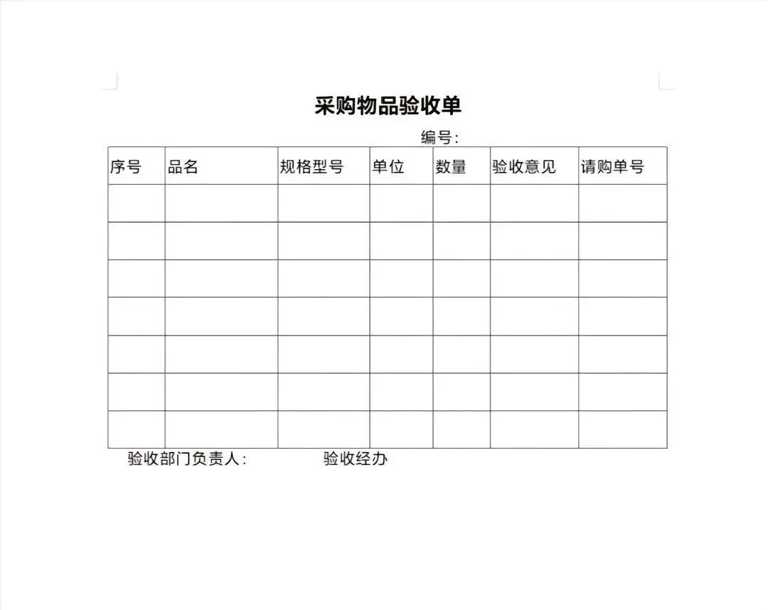 采购管理制度重要6点