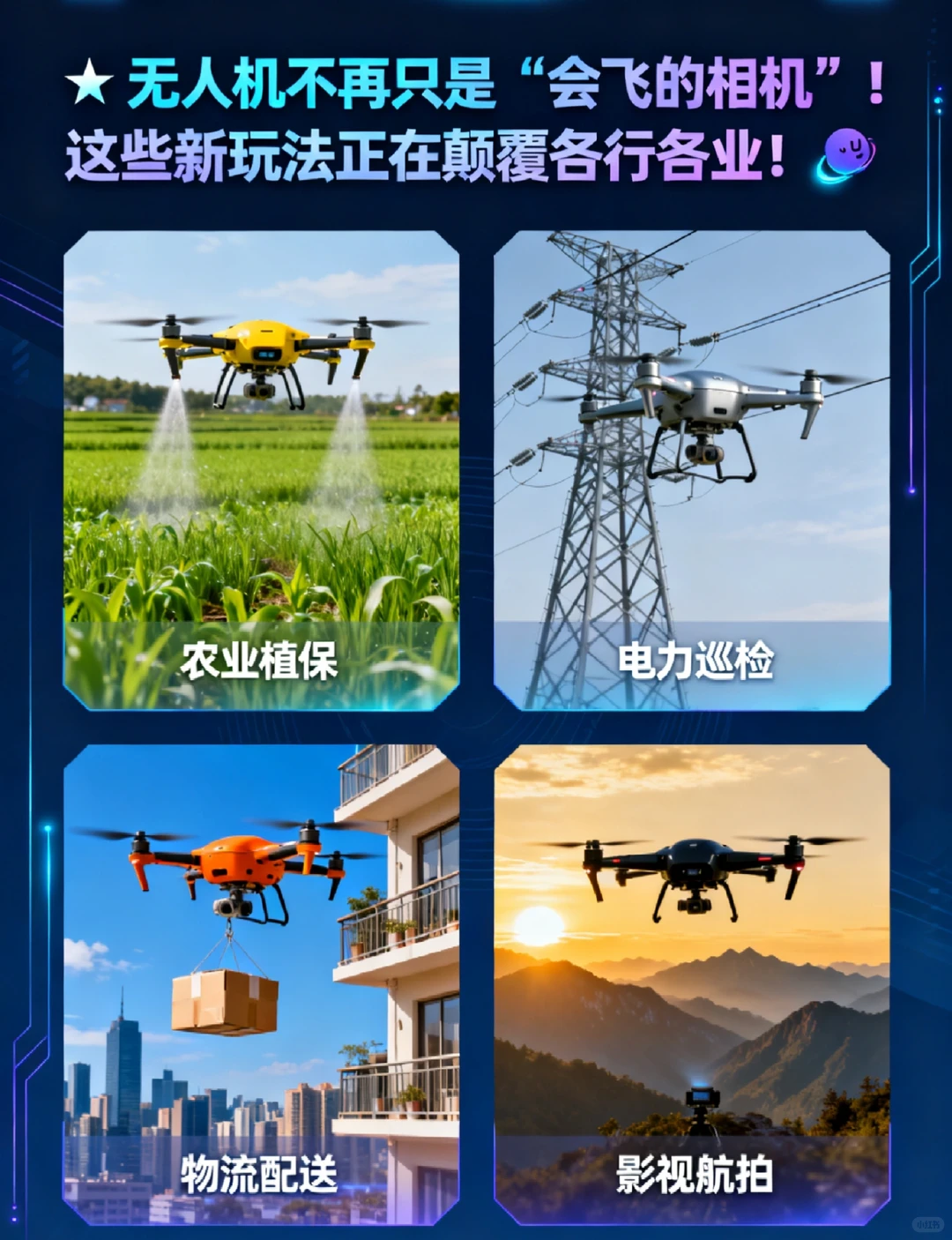 ? 无人机不再只是“会飞的相机”!这些