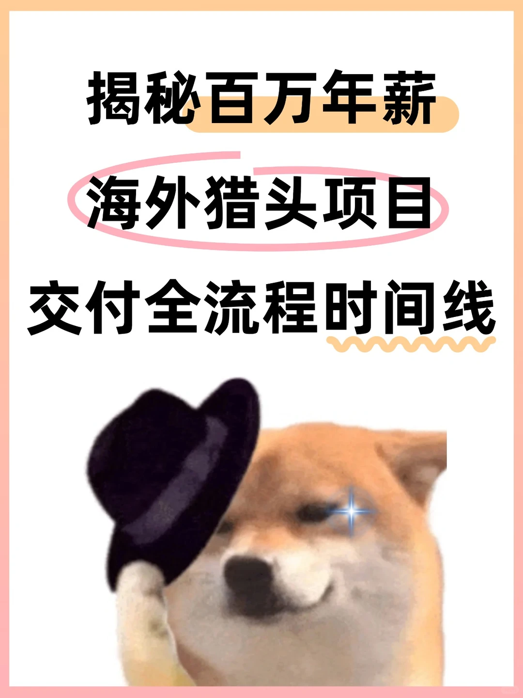 揭秘百万年薪海外猎头项目交付全流程时间线