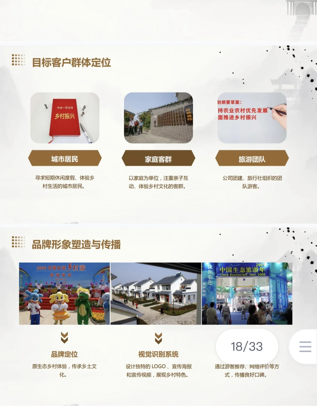 乡村旅游项目计划书完整版，PPT➕Word