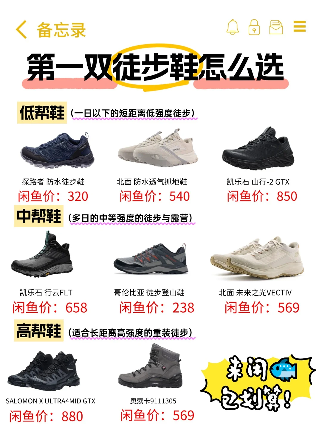 第一双徒步鞋怎么选?千元篇