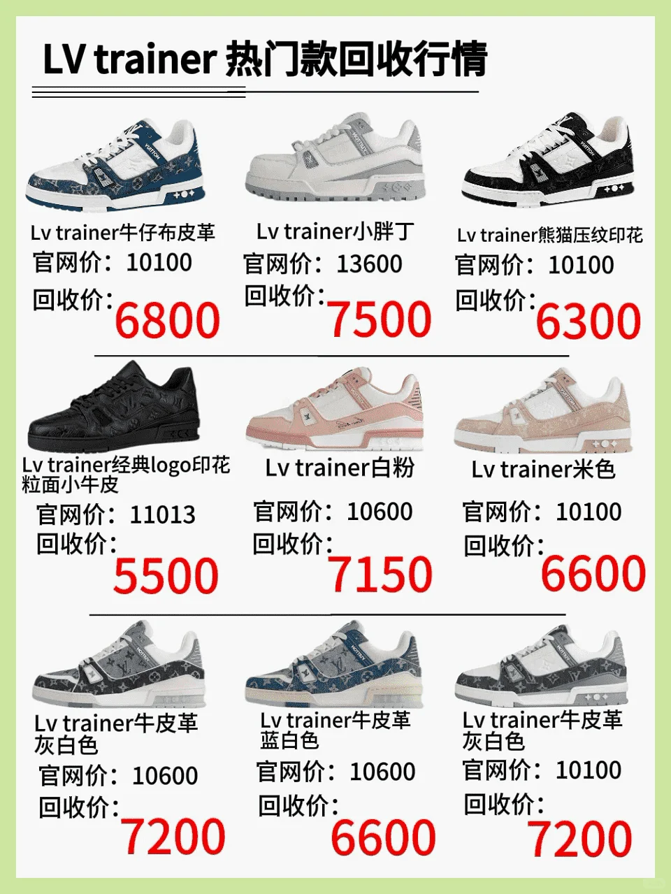 福州LV鞋不仅能洗护，还可以回收~