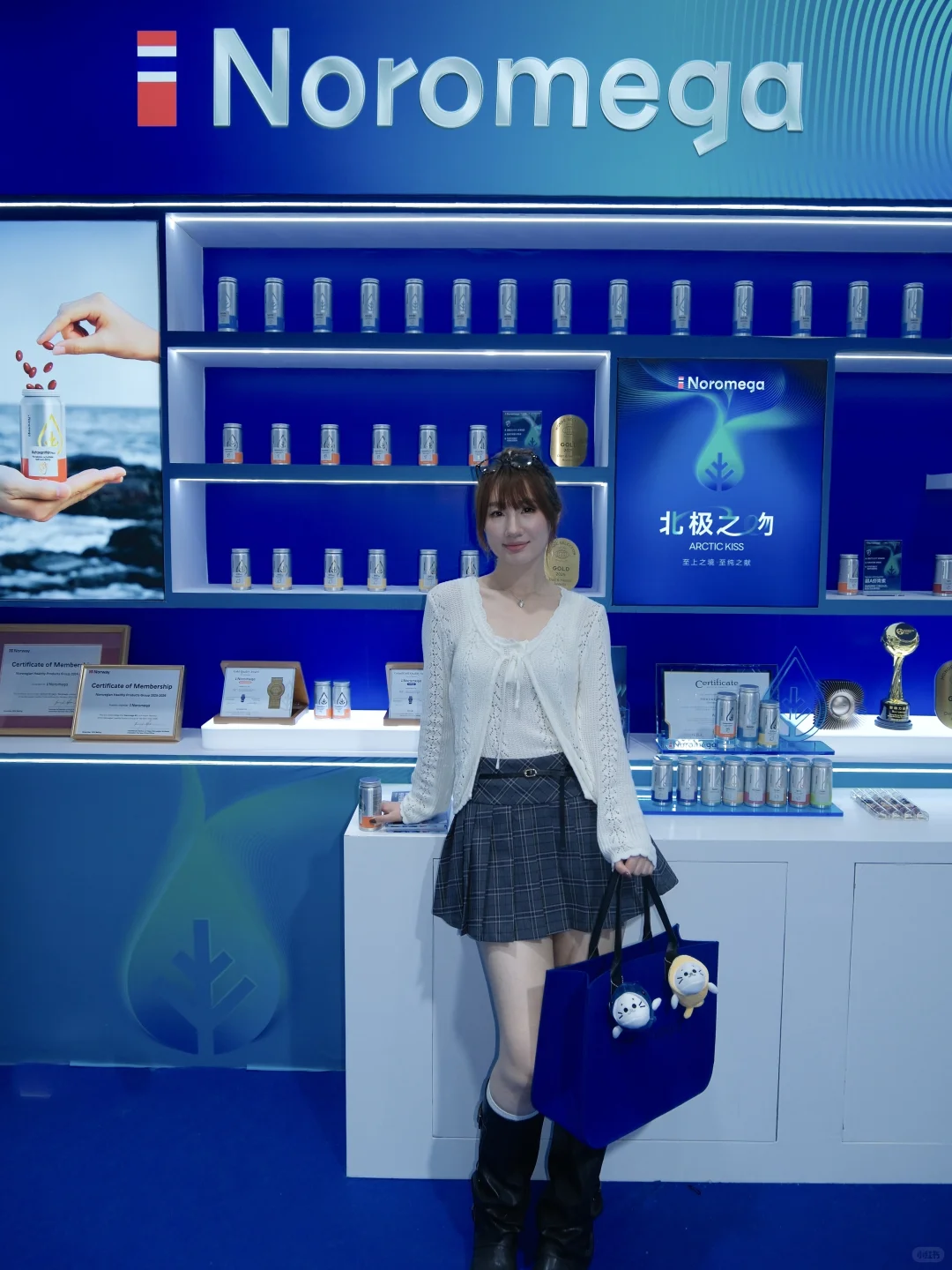 老天奶!在进博会遇到张静初推荐的牌子了!