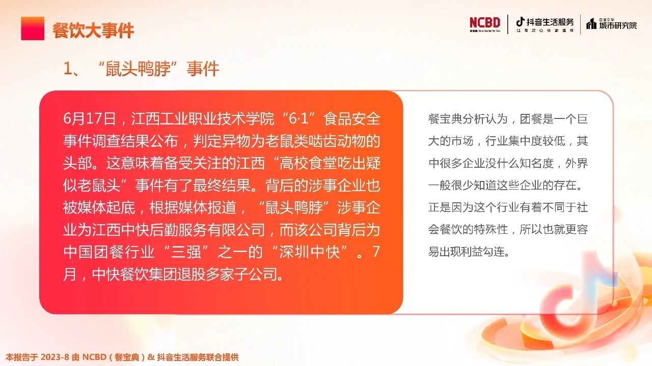 2023上半年中国餐饮行业发展监测报告