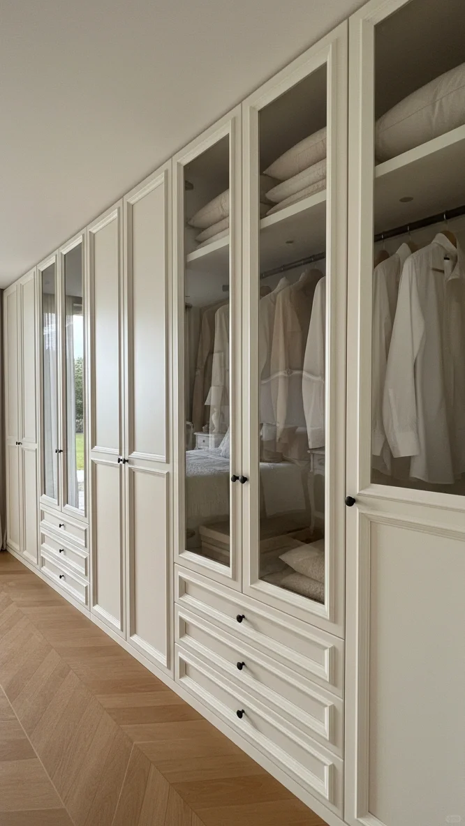 轻法式全屋定制｜把卧室装成了法式电影里的