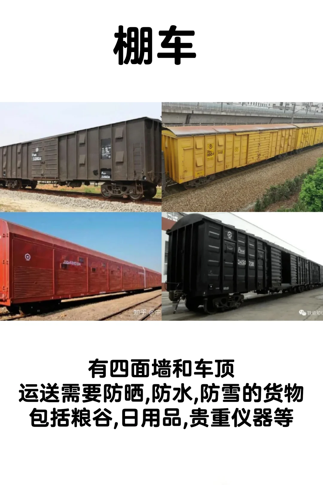 原来铁路货车有这么多种,你知道多少?