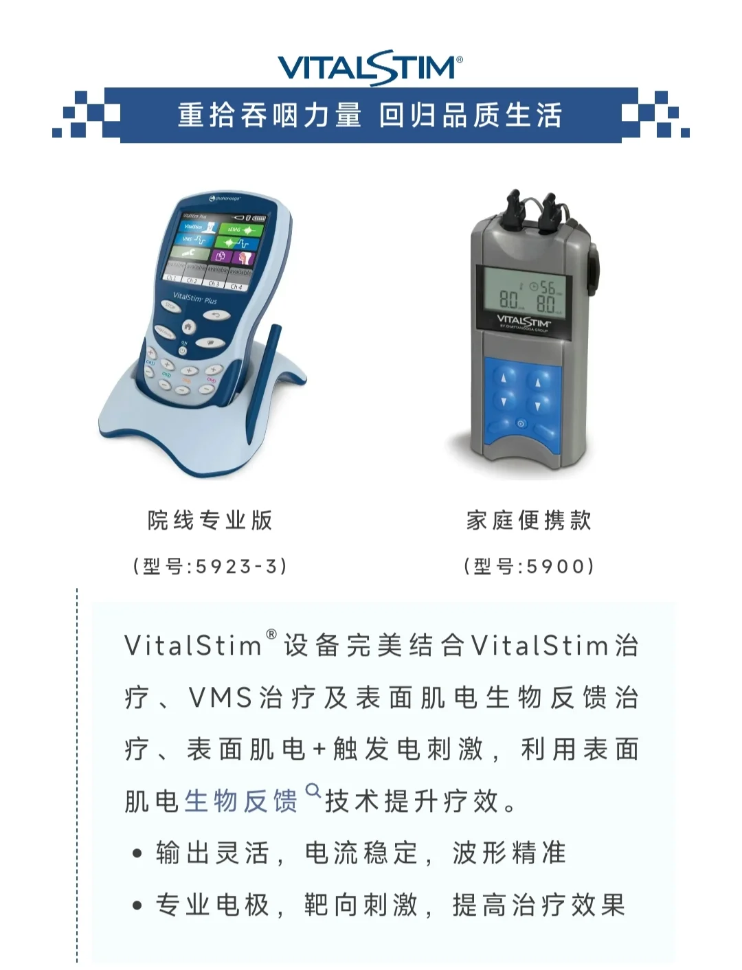 经典之作，焕新登场！VitalStim® 重拾吞咽