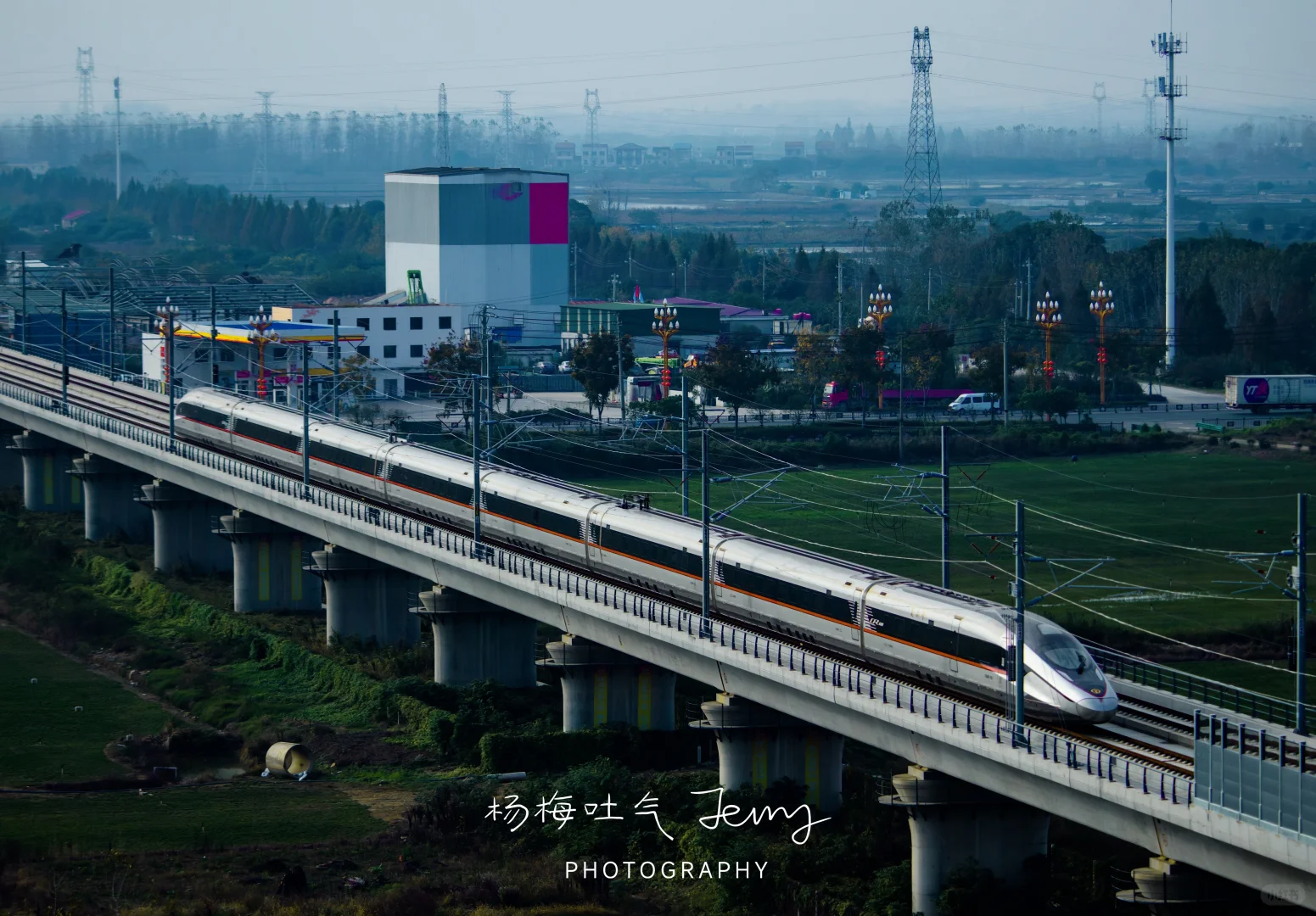 CR450系正在武宜高铁试跑