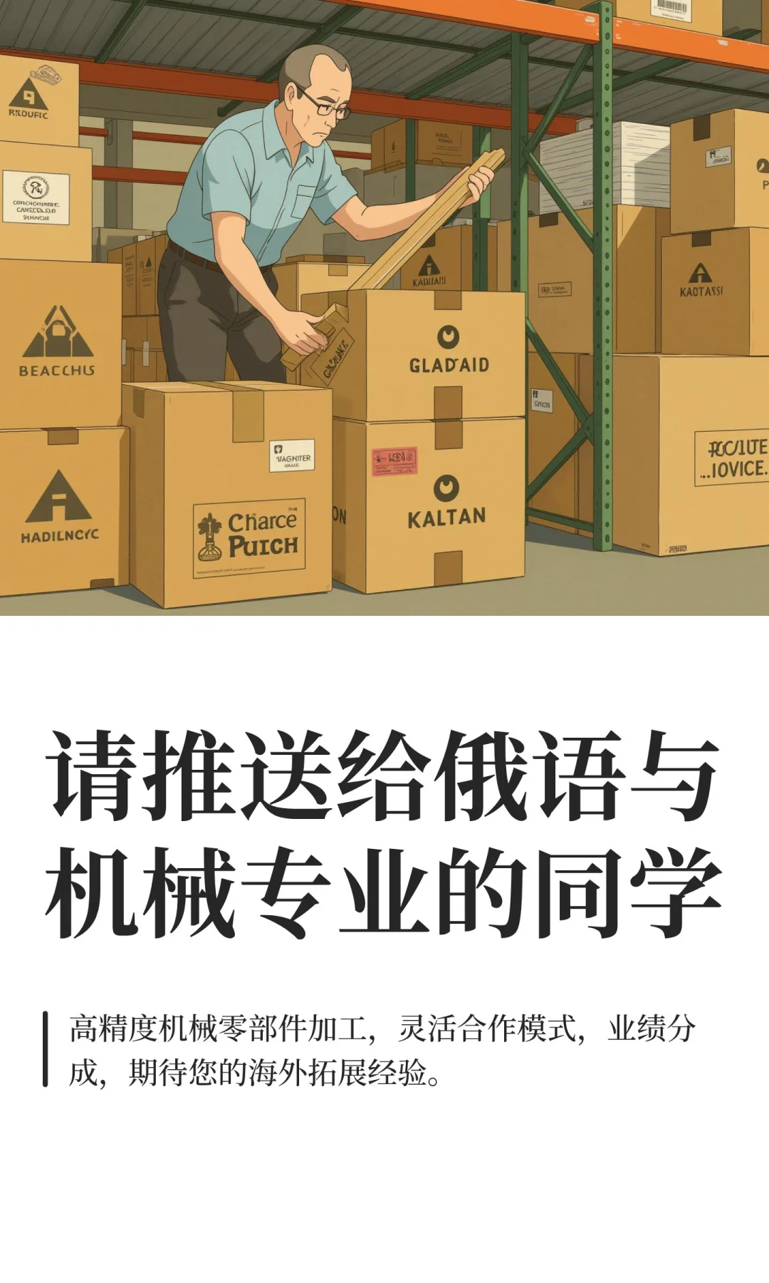 请推送给俄语与机械专业的同学