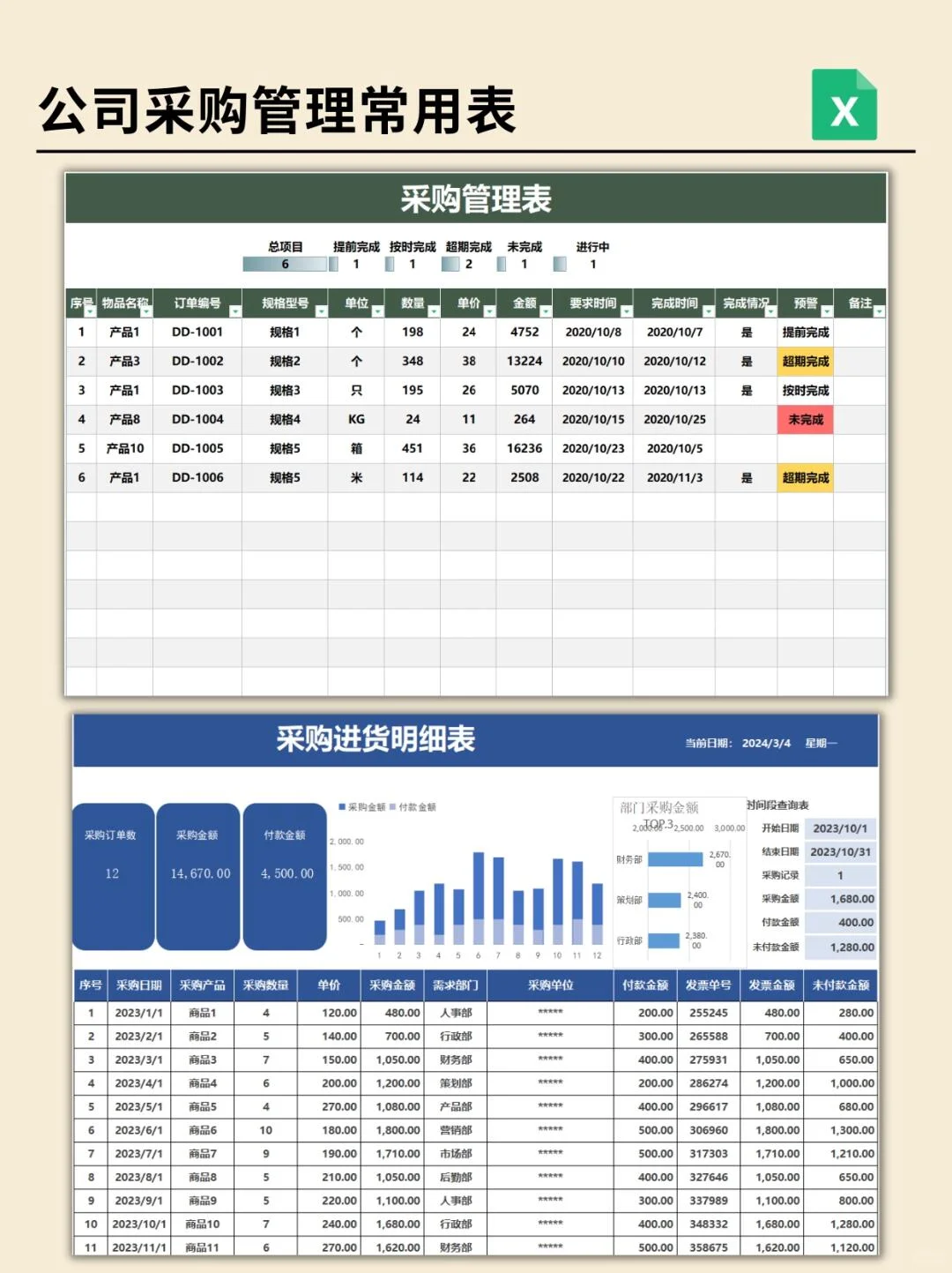 采购管理必备！打造高效精准的采购管理！