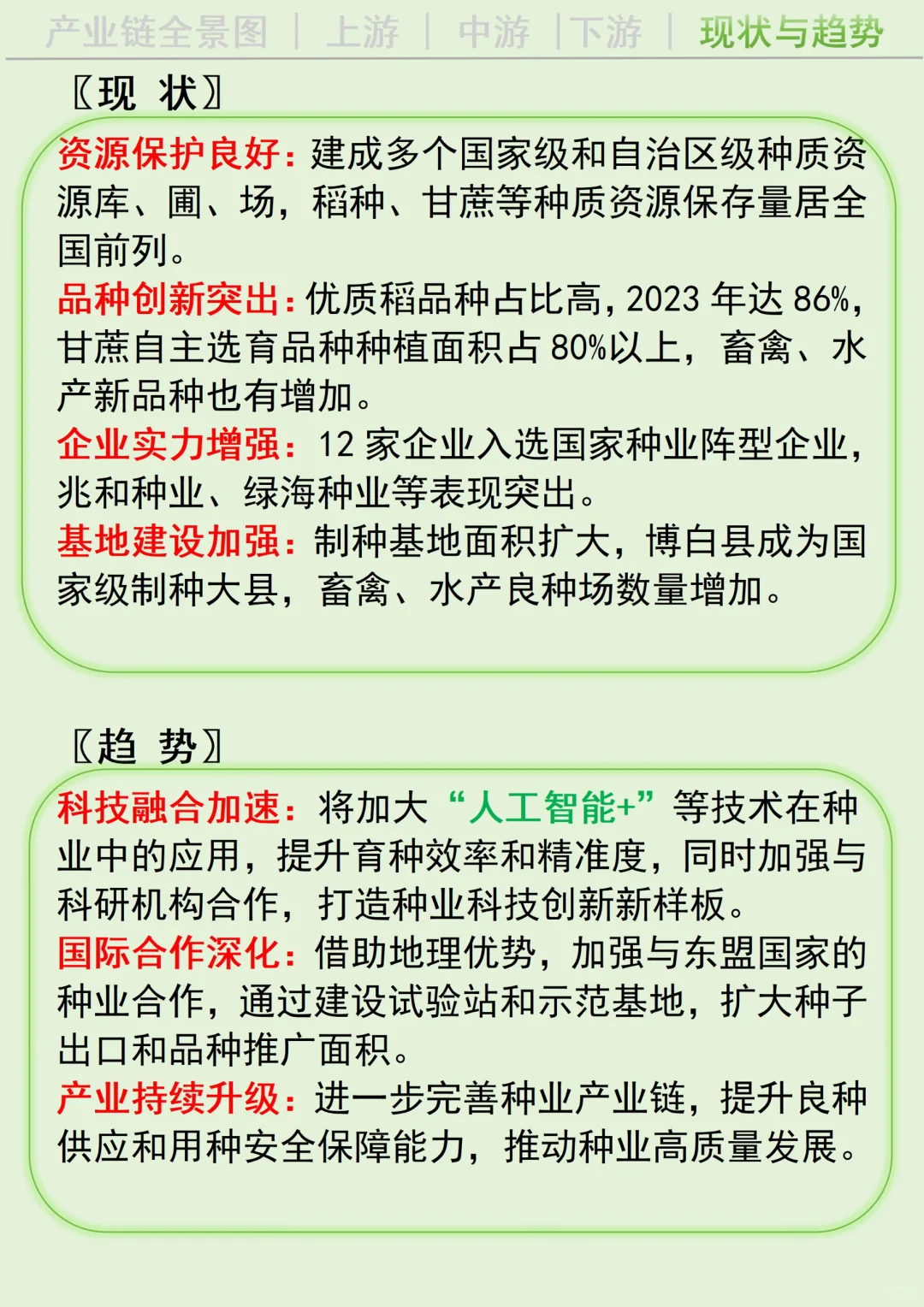 每天吃透一条广西产业链丨种业?
