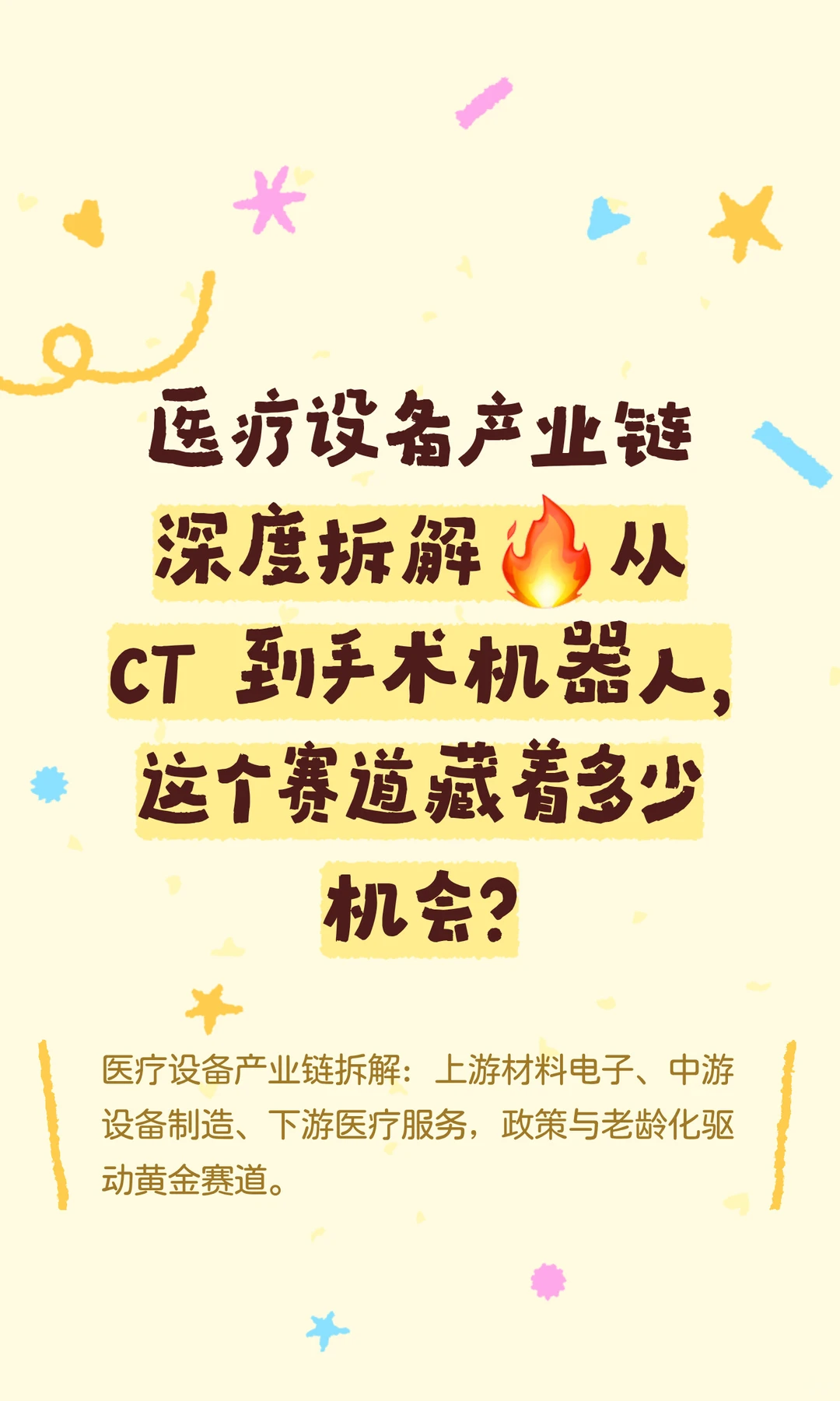 医疗设备产业链深度拆解?从 CT 到手术机