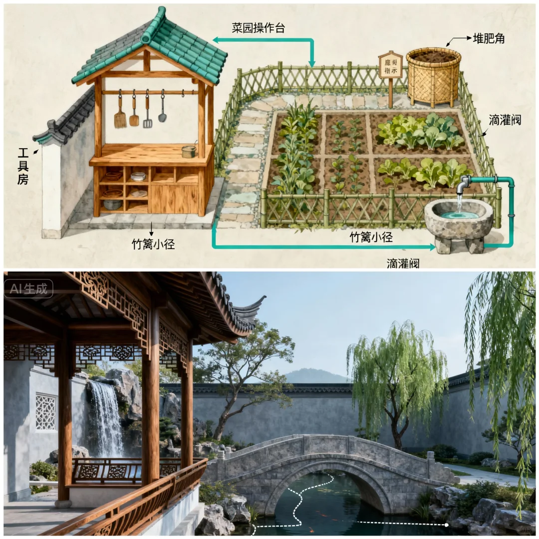 如果！我有300平米的农村小院！