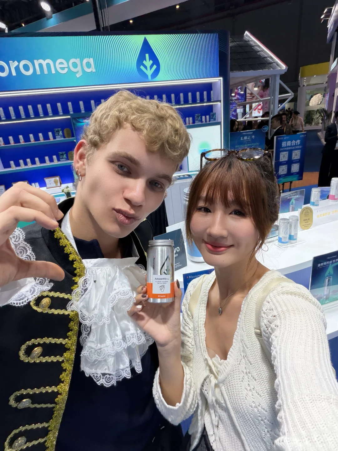 老天奶!在进博会遇到张静初推荐的牌子了!