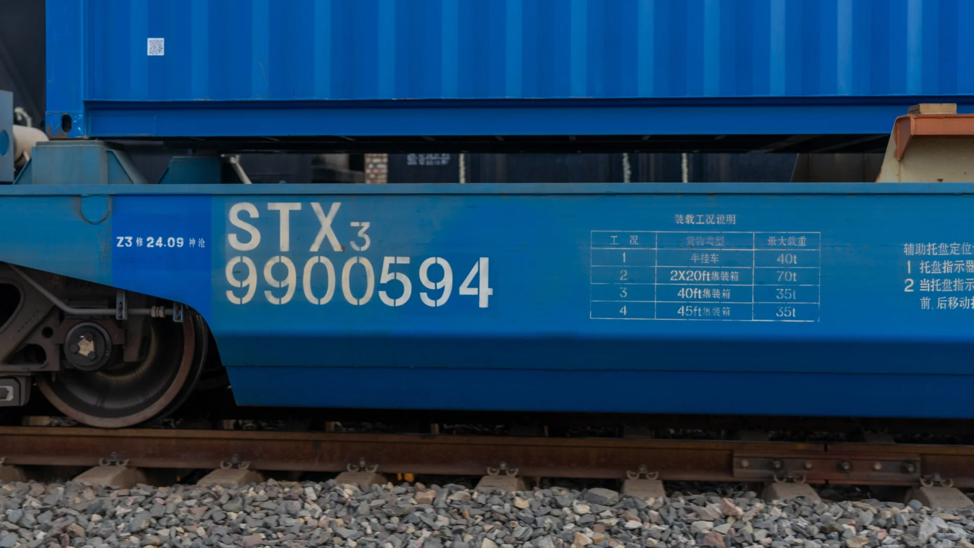 沧港铁路丨STX1/3/4驮背运输车