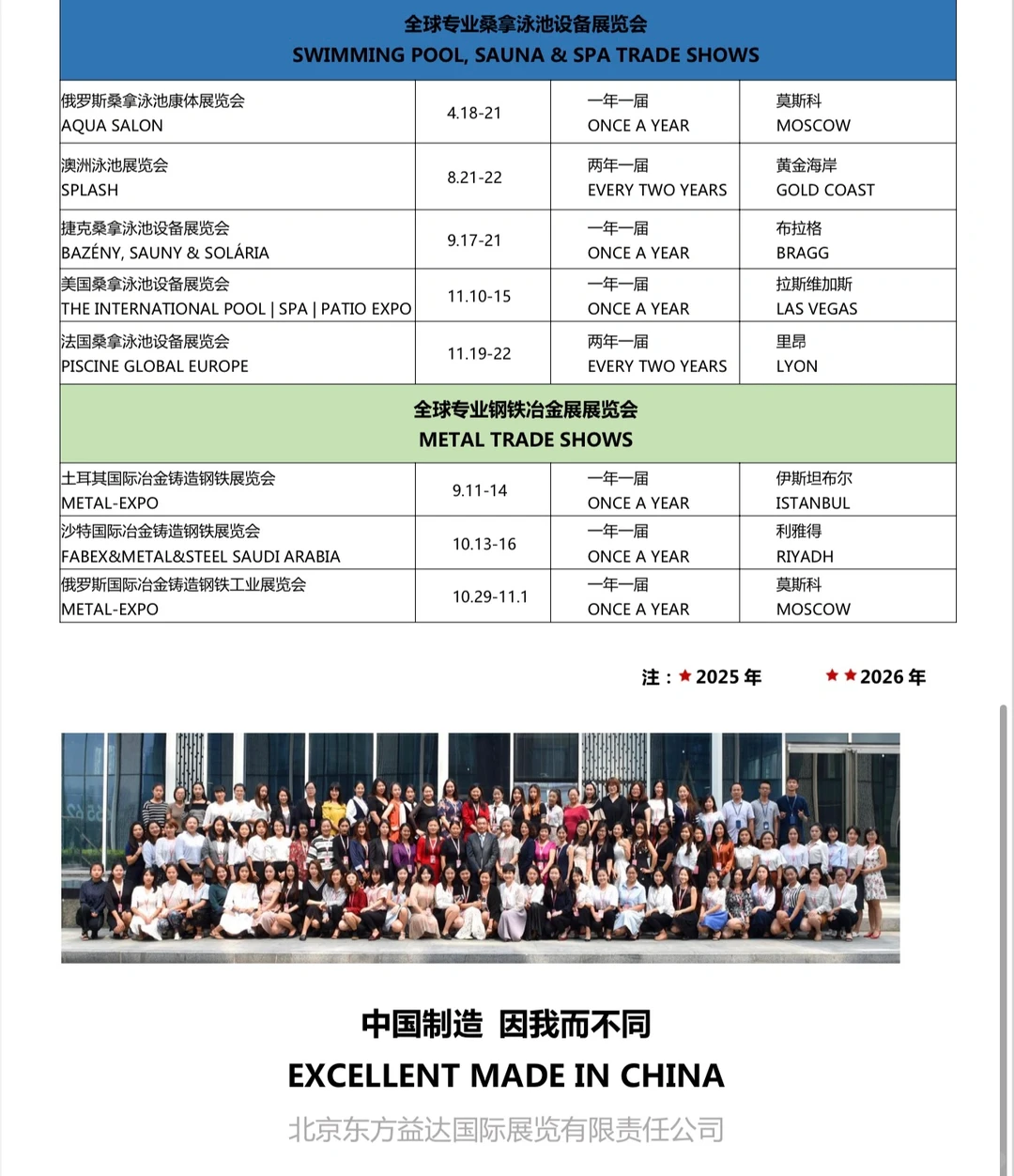 2024最新展览清单，中英文对照版