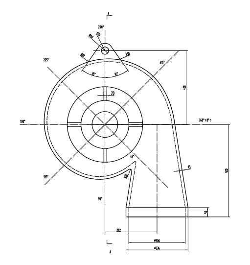 铸铁厂家！QT400蜗壳 1000件