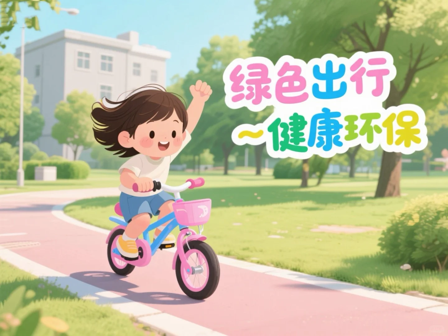 绿色出行一小步，生态环保一大步