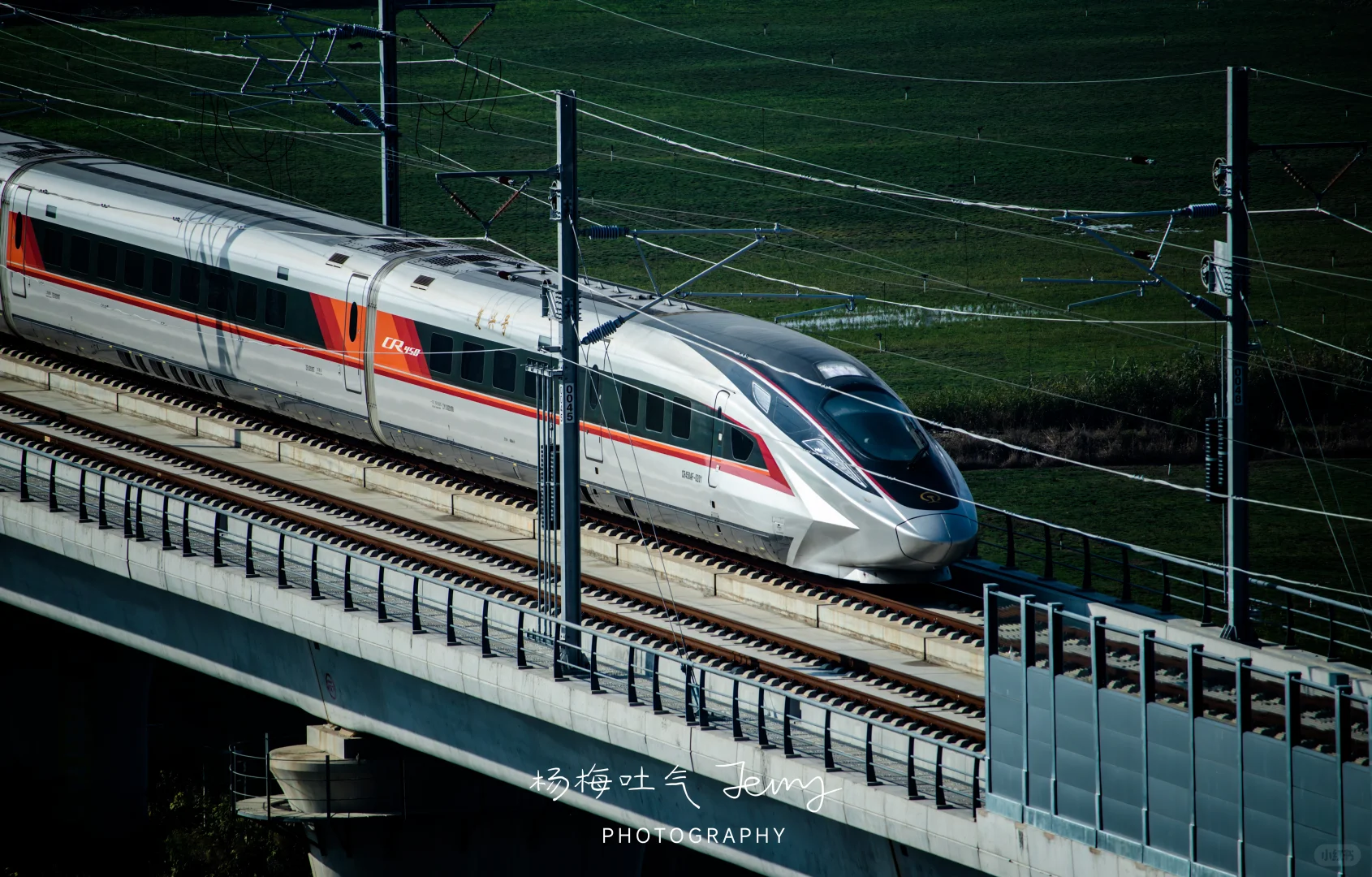 CR450系正在武宜高铁试跑