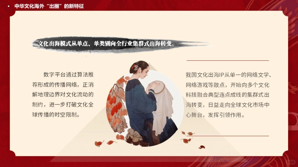 中华文化出海国际传播主题班会ppt课件