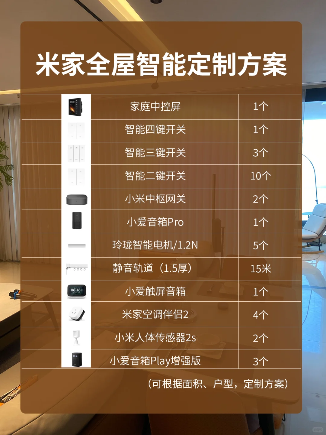 米家全屋智能定制方案