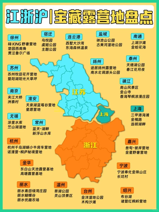 江浙沪露营 | 开车直达的宝藏营地推荐⛺️