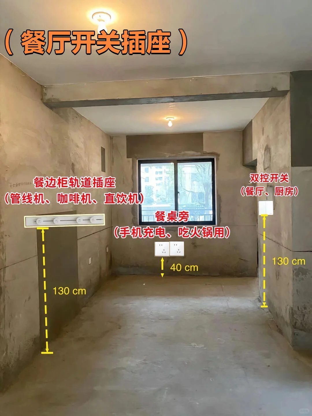 全屋开关插座布局清单‼️