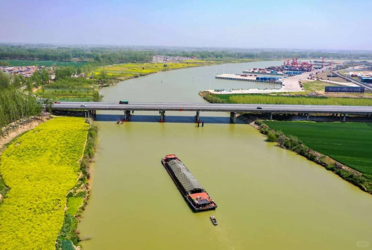 河南水运最大港口，一年4000万吨