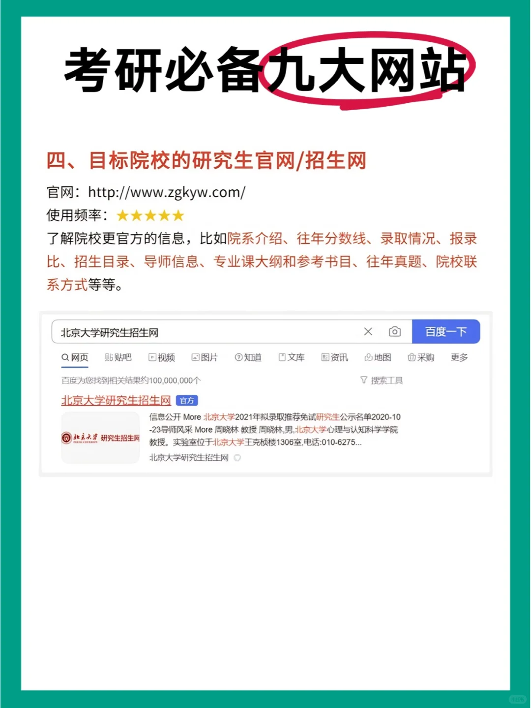 考研人离不开的9大网站！