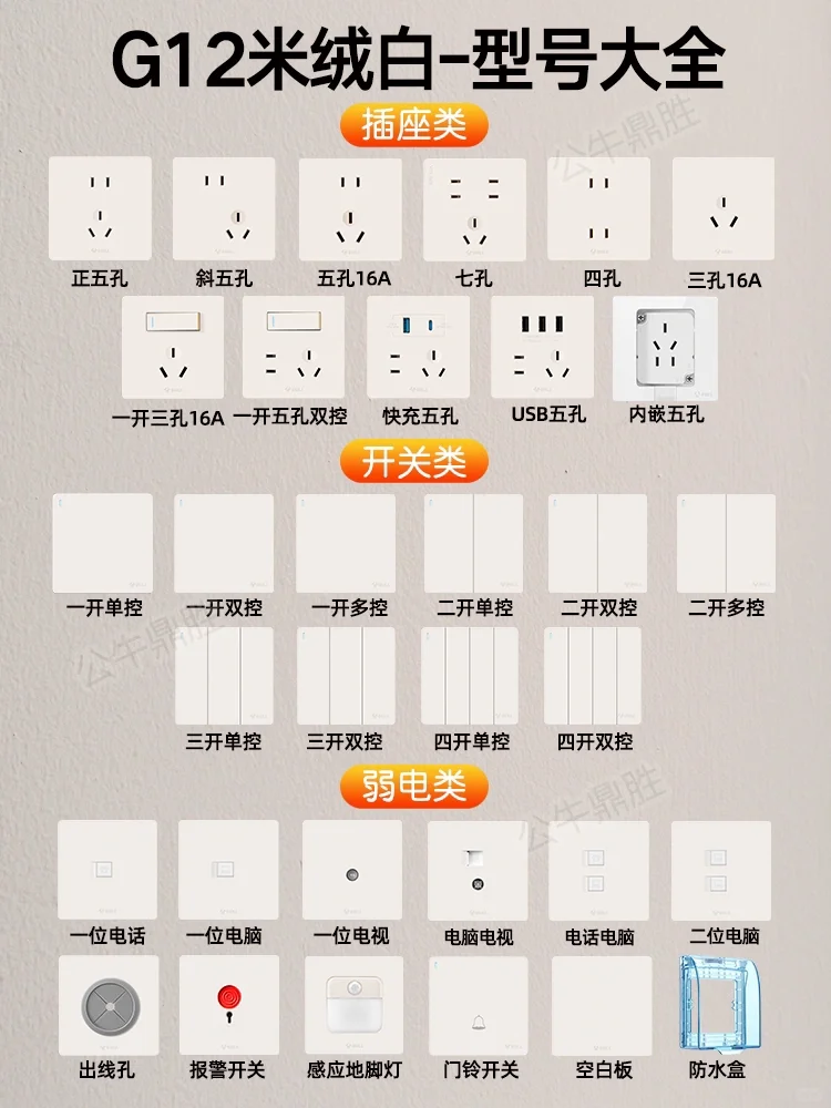 天!太全了!装修选开关插座看这篇就够了!