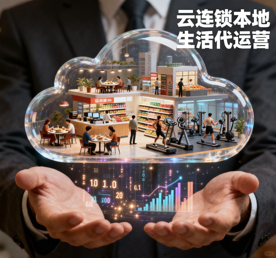 实体商家必看❗云连锁代运营全新盈利模式