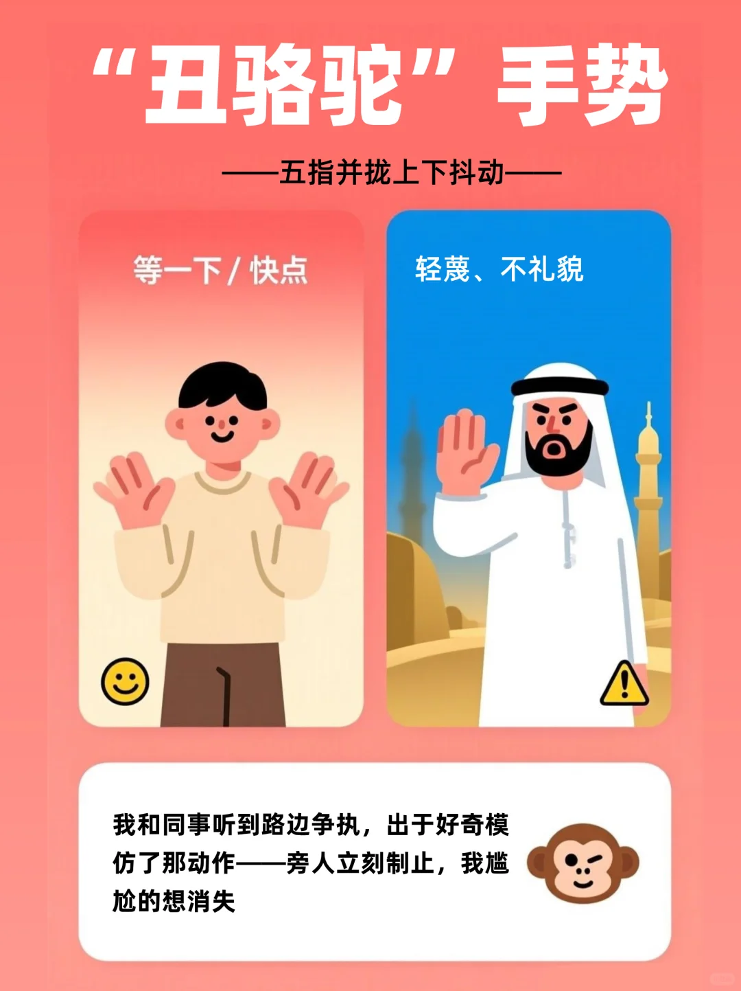 中东身体语言避坑指南