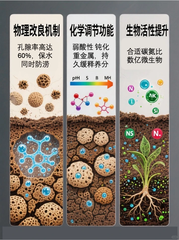 园艺小知识 发酵稻壳的特点（图文版）