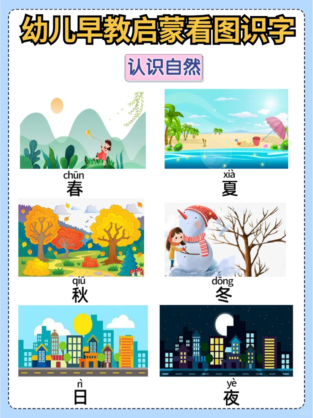 幼儿早教启蒙看图识字 家长教宝宝认字必备