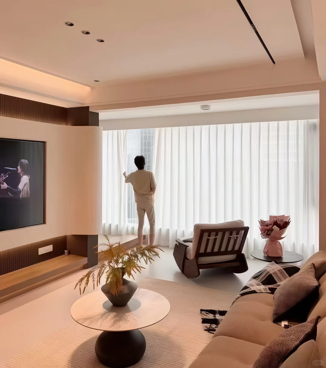 这次装修选择了曲美整家,25W落地不要太惊艳