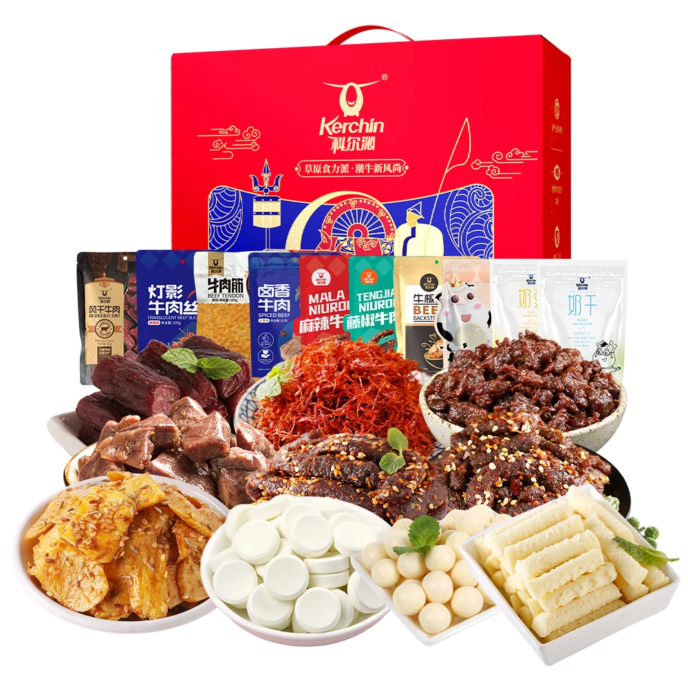 科尔沁牛肉零食礼盒806g