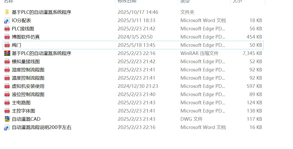基于plc的自动灌溉系统设计