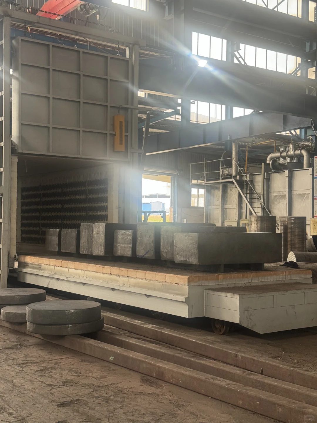 大型锻件生产现场life图与热处理一体化.