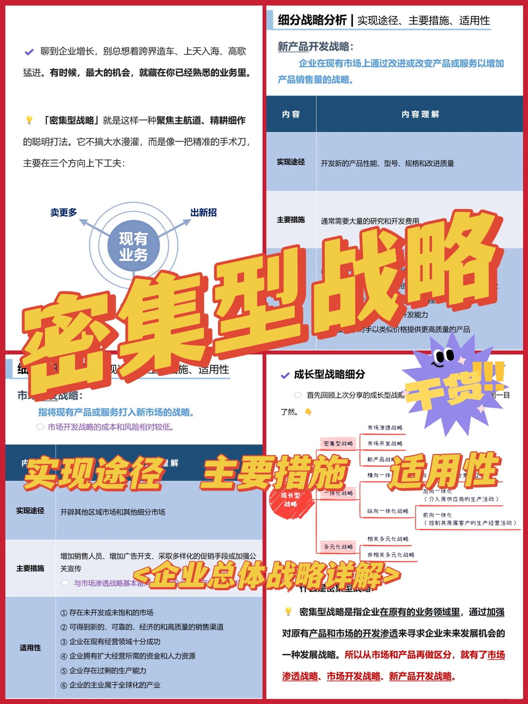 13- ??? 企业总体战略类型｜密集型战略