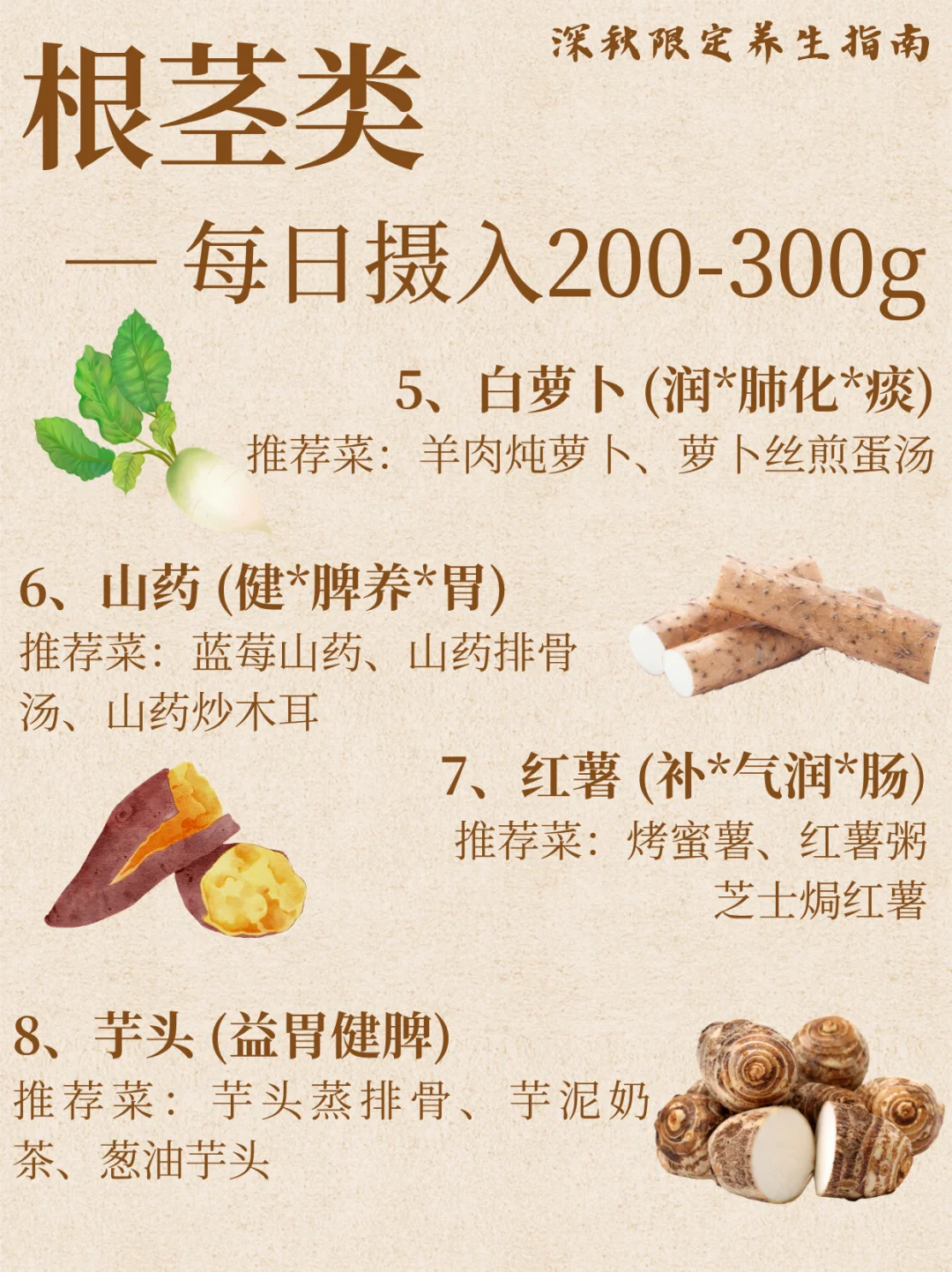 11月多吃?16种应季蔬菜✅秋冬养生指南