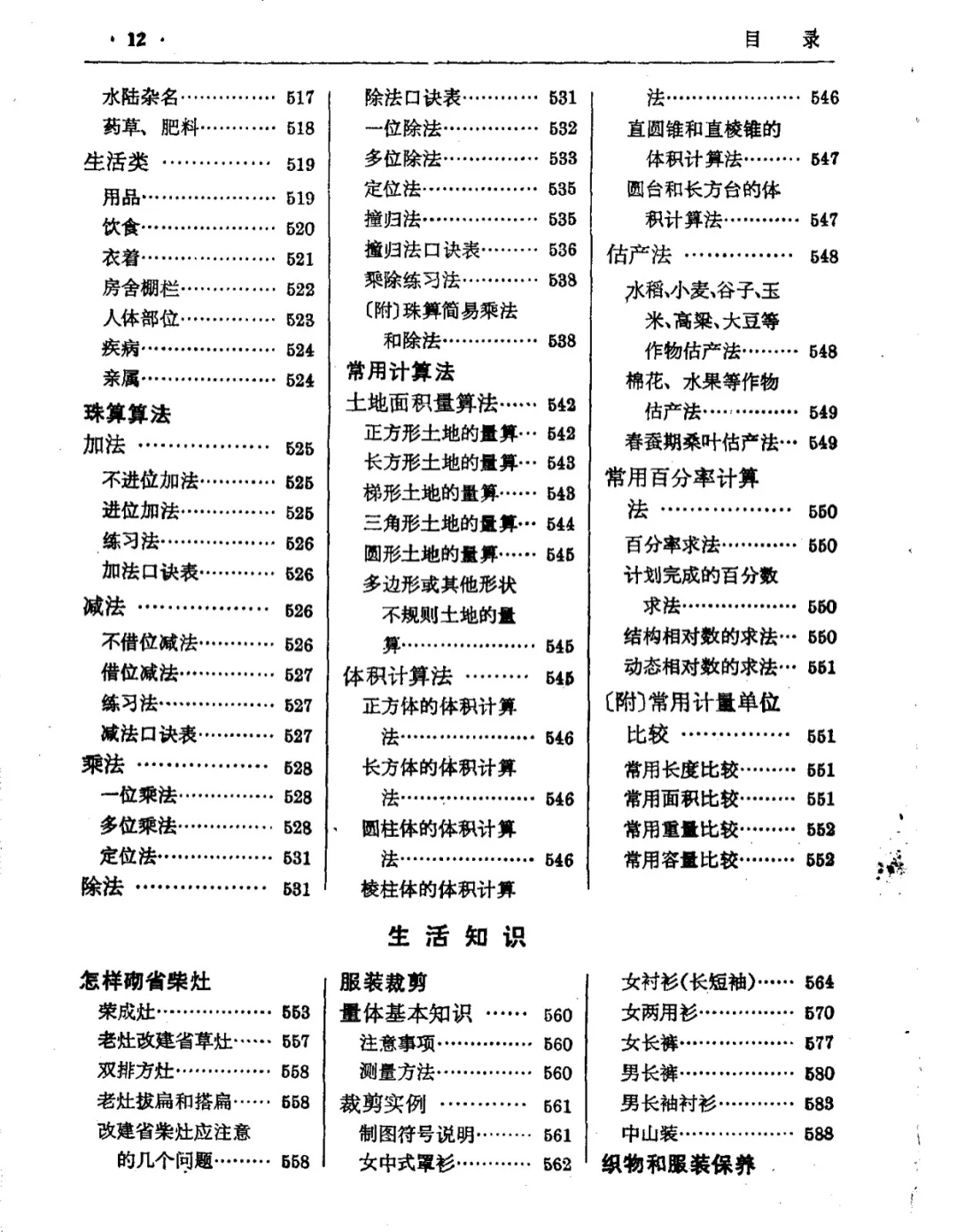 70年代的农村实用手册，内容是真硬核啊~