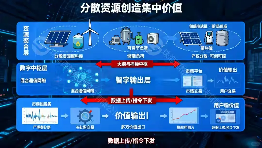 虚拟电厂的本质？…5张图读懂虚拟电厂。