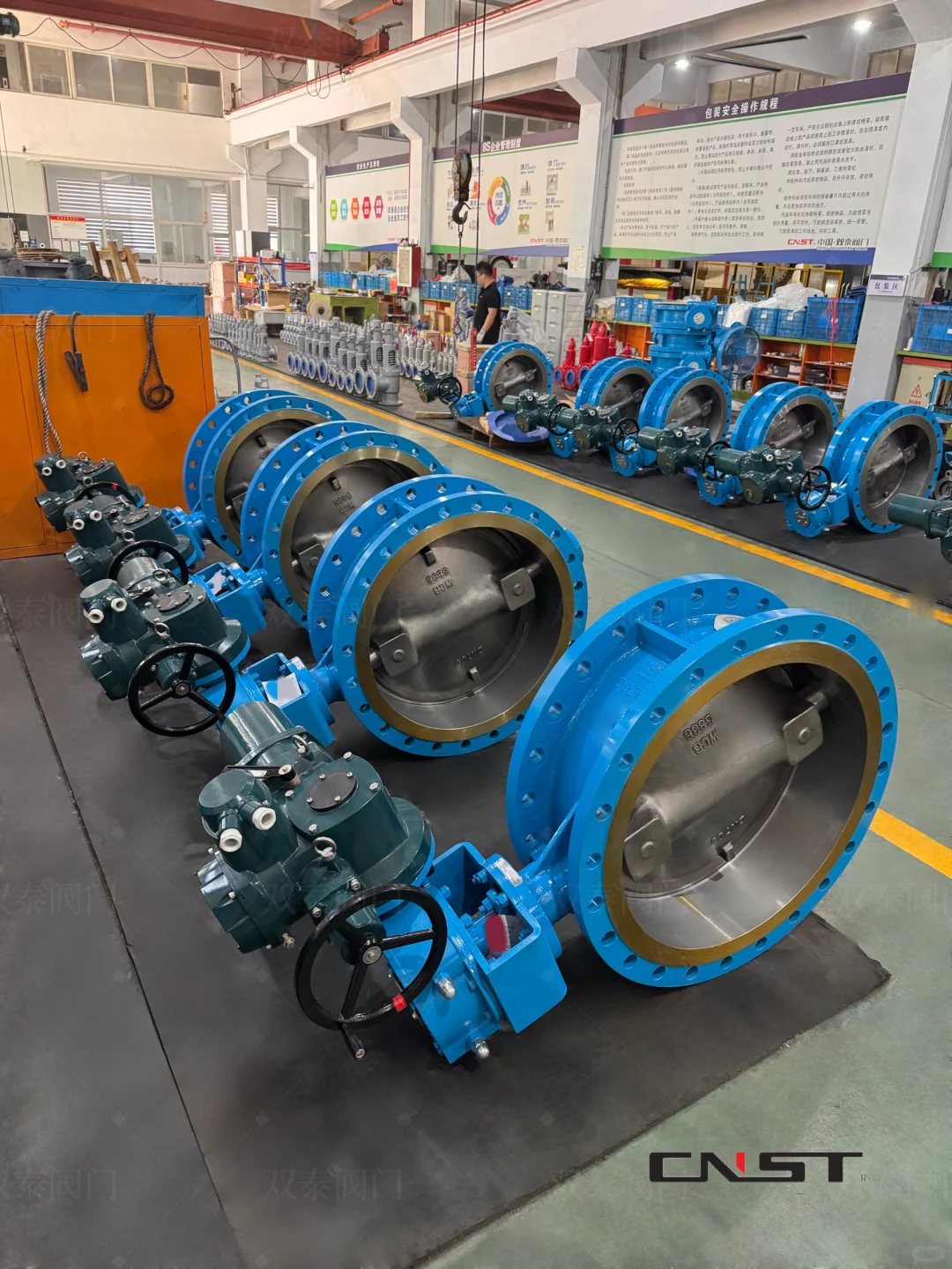 双泰蝶阀，在厂里感受一下阀门的魅力～