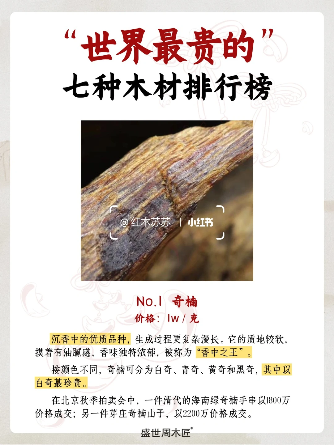 全球最贵的七种木头，海南黄花梨仅排第三?