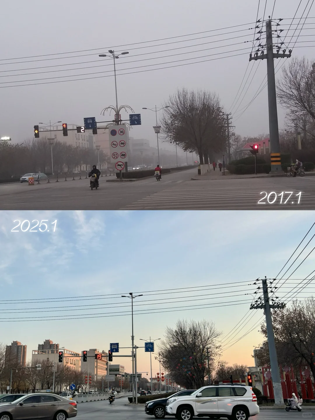 2017 ? 2025 京津冀雾霾治理效果显著！