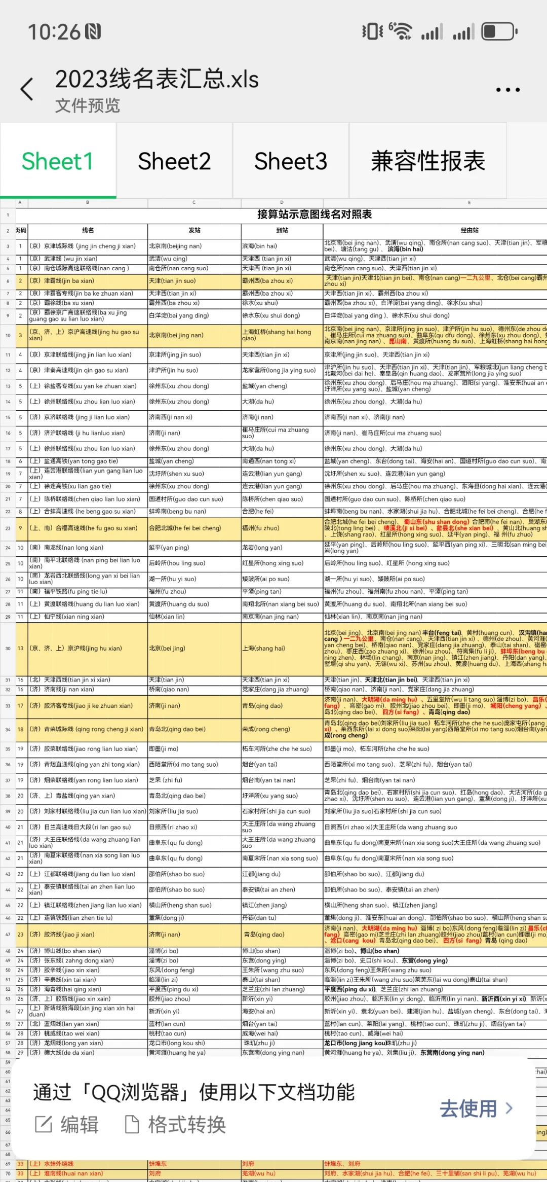 全国铁路客运画图口诀第二版(以东北为主)