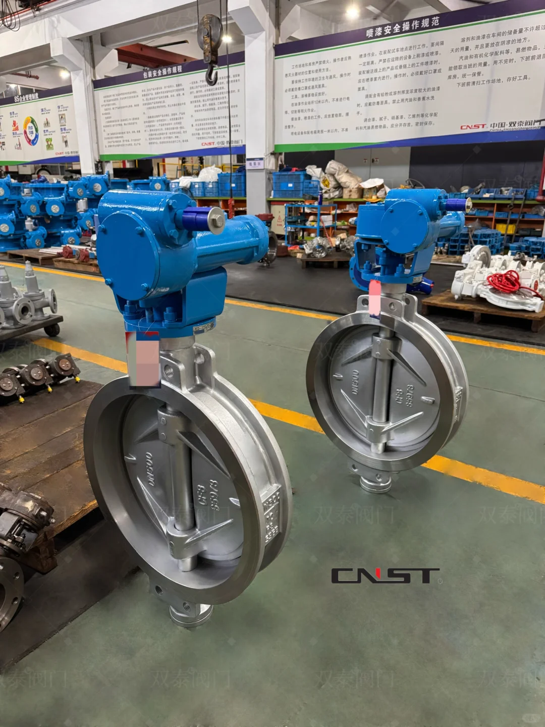双泰蝶阀，在厂里感受一下阀门的魅力～