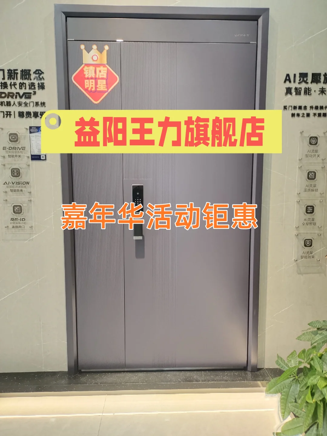 入户门怎么选？王力5.0智能门一步到位！